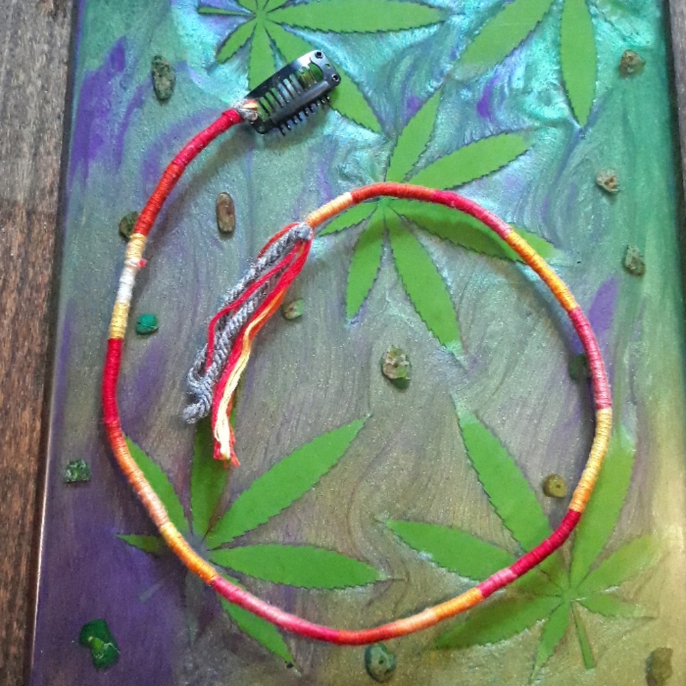 Festival hairwrap sunset clip in